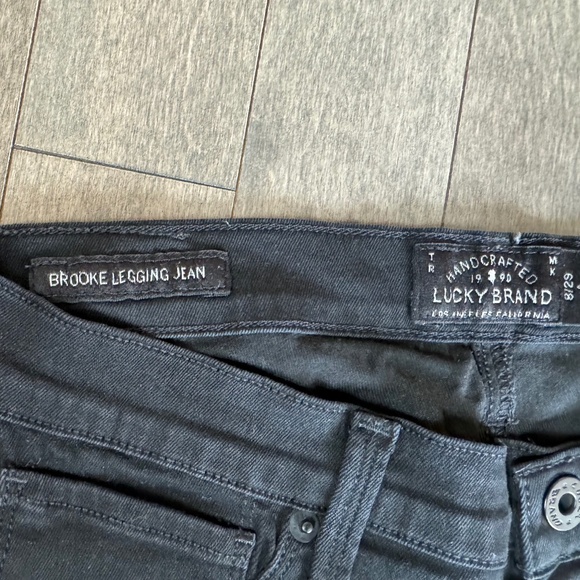Lucky Brand Jeans Brooke Jean Legging Black Women's 29 - Picture 5 of 9